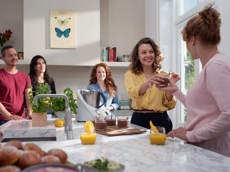 Image of women that are Thermomix consultants having a good time.